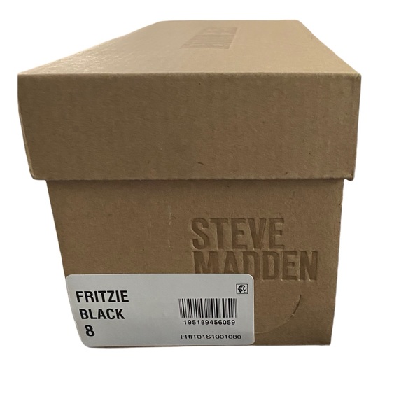 STEVE MADDEN Black Fritzie Slide NWT - Picture 6 of 8